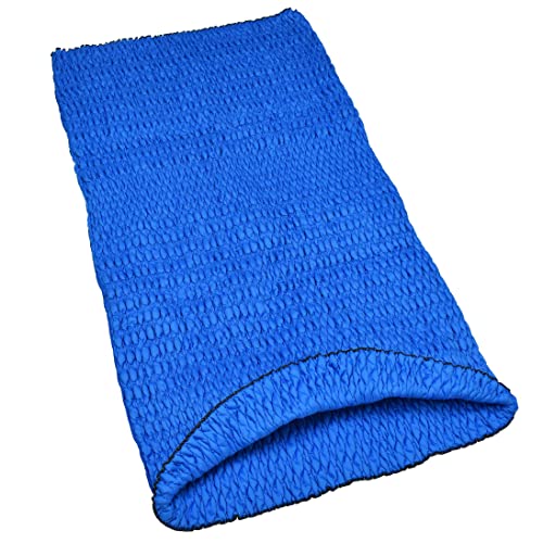 【正規品】エコパット 160-L〈ソフトゴム仕様〉MEP-160L （梱包用品/養生資材/引越し用品/養生クッション）表生地:青色・裏生地:青色 (両面青色仕様）縦長さ: 1,600mm / 円周: Lサイズ